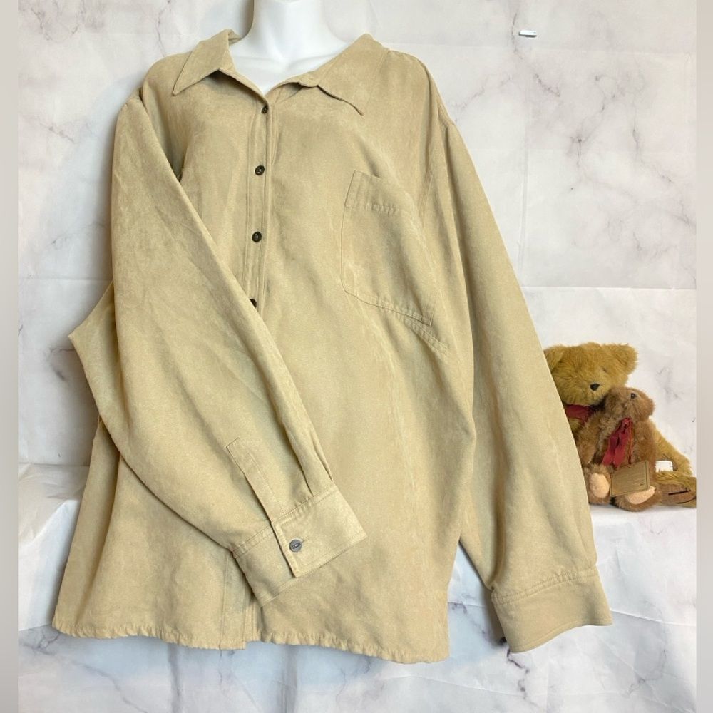 Liz & Me Plus Size Button Shirt 5X